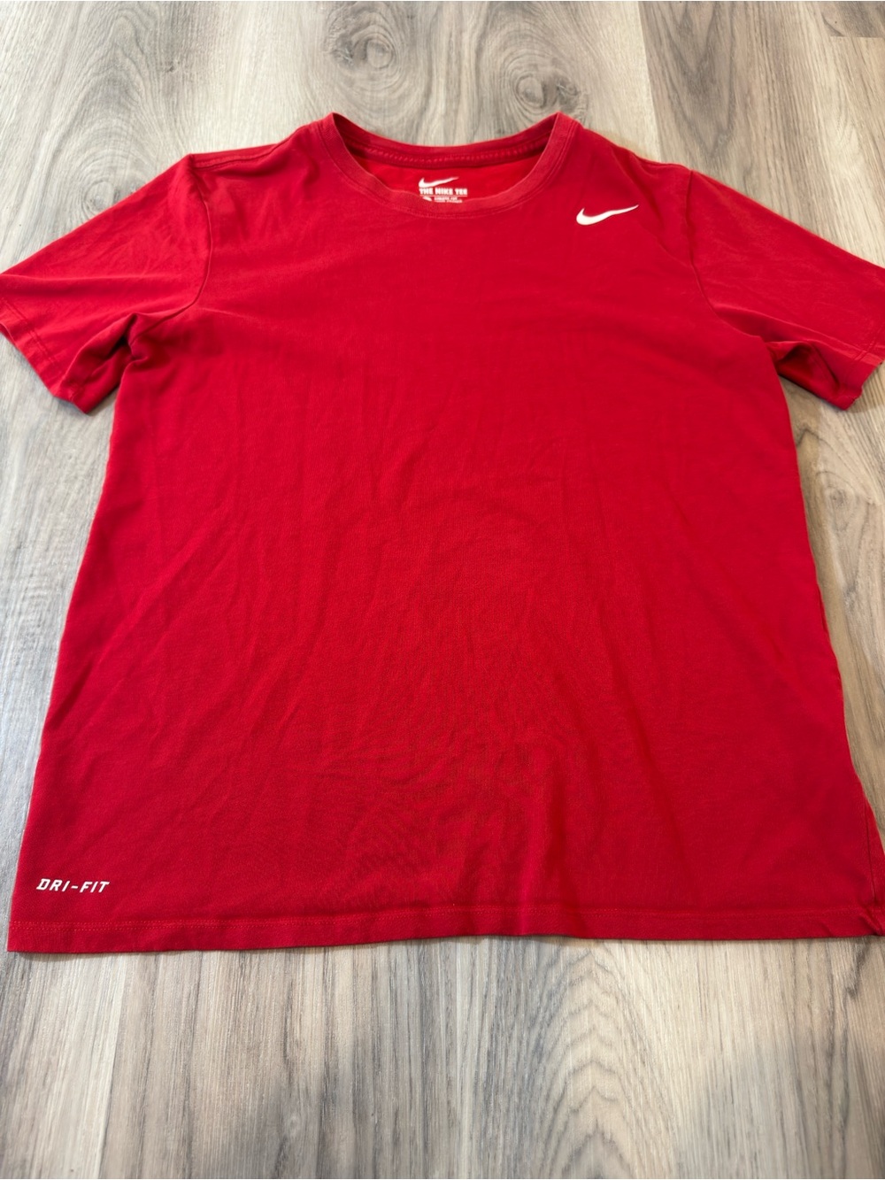 Nike Red Dri-FIT Short Sleeve Tee